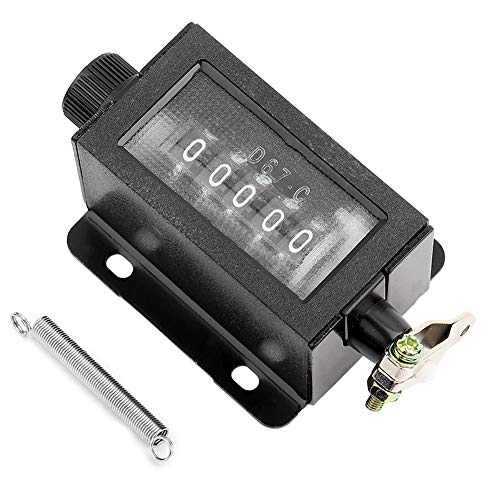 5-stelliger mechanischer Gegenzug-Anschlag Hand-Klick-Zähler mit Reset-Funktion für Industrie geräte Druckmaschinen Zähl werkzeug 5-stelliger mechanischer Gegenzug-Anschlag Hand-Klick-Zähler mit Reset-Funktion für Industrie geräte Druckmaschinen Zähl werkzeug von DANAIXZ
