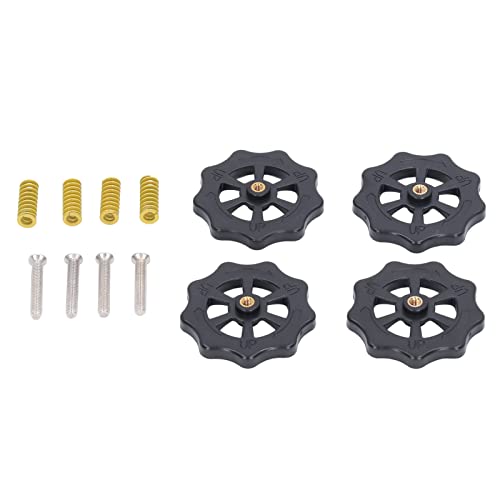 Beheizte Bettnivell -Nuss -Kit Großgröße Manuelle Drehung Handniveaumutter mit verbesserter starker Feder für 3D -Drucker Heißbett Stabilität ABS und Stahlmaterial Set aus 4 Beheizte Bettnivell -Nuss -Kit Großgröße Manuelle Drehung Handniveaumutter mit verbesserter starker Feder für 3D -Drucker Heißbett Stabilität ABS und Stahlmaterial Set aus 4 von DANAIXZ