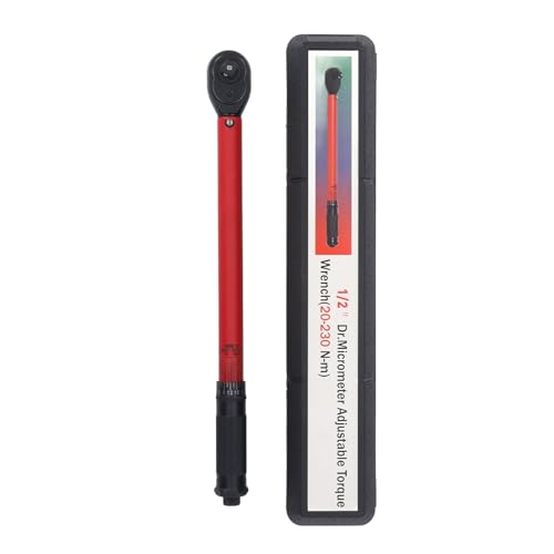 DANAIXZ 1/2 Inch Drive Click Torsion Wrench, 72 Tooth 20 to 230 Nm Preset Dual Scale CRV Steel Torque Wrench with Reversible Head for Automotive Maintenance von DANAIXZ