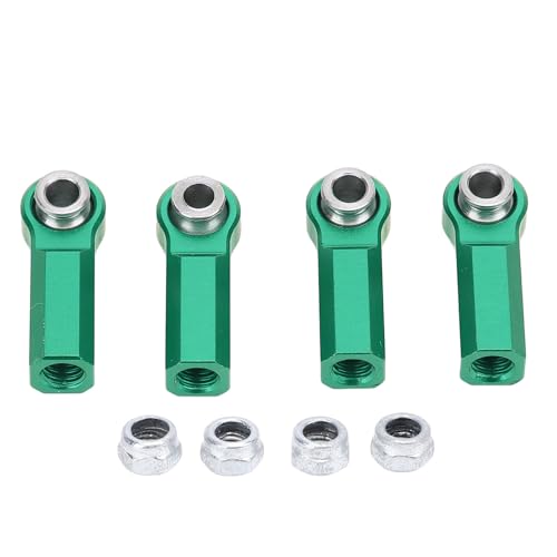 DANAIXZ 4 PCs RC Link Stange End Ball Gelenkkopf Hochfestige Legierung M4 -Gewinde 7mm Durchmesser CW Design für 1/10 Skala RC -Modellauto -Teile Upgrade Upgrade (Grün) von DANAIXZ
