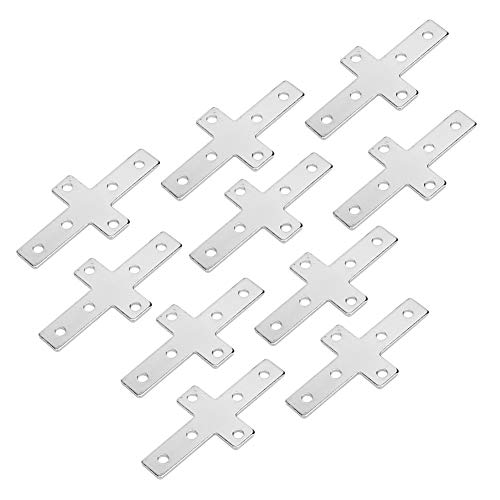 DANAIXZ Aluminiumprofile Anschlussplatte Hochfestige Haltelement -Kohlenstoffstahl -Befestigungselemente für Aluminium -Extrusionsprofile der 2020 -Serie LCD -Display -Klammern Aut (20 Cross Board) von DANAIXZ