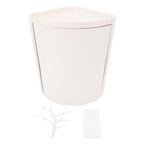 DANAIXZ Arbeits Platte Eck Schrank 360 ° rotierender Platzsparender Organizer für Küchen-Badezimmer-Kosmetik PP Kunststoff 11,6x14,2x8,7 Zoll DANAIXZ Arbeits Platte Eck Schrank 360 ° rotierender Platzsparender Organizer für Küchen-Badezimmer-Kosmetik PP Kunststoff 11,6x14,2x8,7 Zoll von DANAIXZ