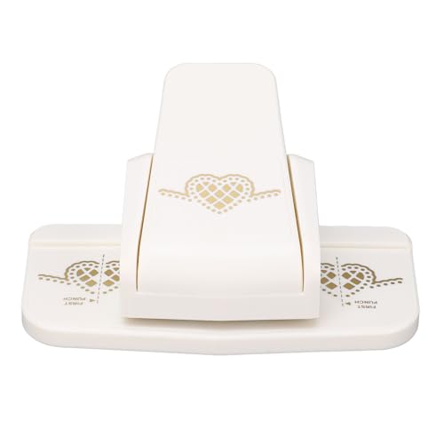 DANAIXZ Craft Punches Success -Tool niedliche multifunktionale tragbare Papierkanten Punch -Tool für Sammelalbum präsentieren Verpackung Fotoalbum DIY -Crafting -Projekte Robustes (Herzmuster großer von DANAIXZ