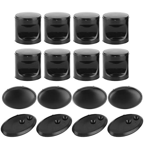 DANAIXZ Haushaltsduschenbaum Schiebetürknauf Badezimmer Glastürgriff Hardware -Set von 4 langlebigen Nylon glatten Grip Modernes Design einfach Installation für Badezimmer Schiebet (L38B -Griff) von DANAIXZ