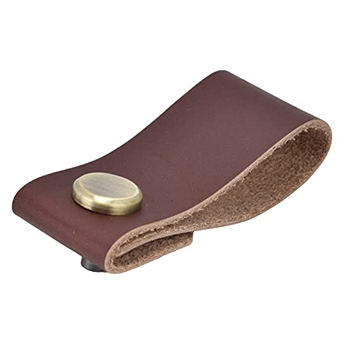 DANAIXZ Künstlicher Ledergriff Griff einzelner Lochschrank Ziehen Sie Moderne Garderobe Griff Zinklegierung versteckter Türgriff für Schubladen Schränke Schränke 19.5x2,8 cm langlebige (Dunkelbraun) DANAIXZ Künstlicher Ledergriff Griff einzelner Lochschrank Ziehen Sie Moderne Garderobe Griff Zinklegierung versteckter Türgriff für Schubladen Schränke Schränke 19.5x2,8 cm langlebige (Dunkelbraun) von DANAIXZ
