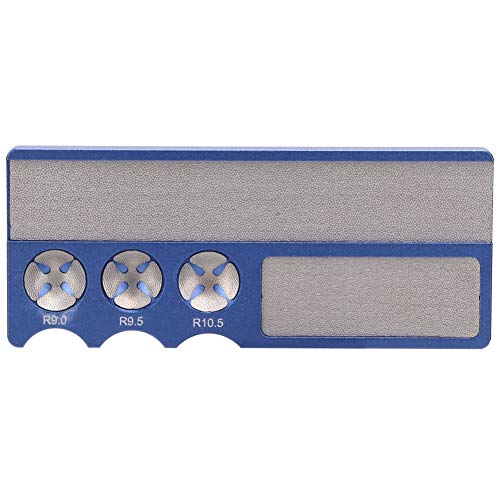 DANAIXZ Multifunktions -Snooker Billard Pool Stick Club Cue Tipp Radian Shaper Schleifwerkzeug Langlebige Aluminiumlegierung Leichter tragbar für Snooker America acht Ball Nine Club Tipp (Blau) von DANAIXZ