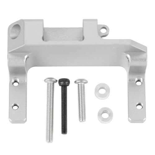 DANAIXZ RC -Servo auf Achsenmontage Hochfestigkeit Aluminiumlegierung CNC Bearbeitete Upgrade -Teil für SCX10 III AR45P -Portalachse 1/10 RC Crawler Car (Silber) von DANAIXZ