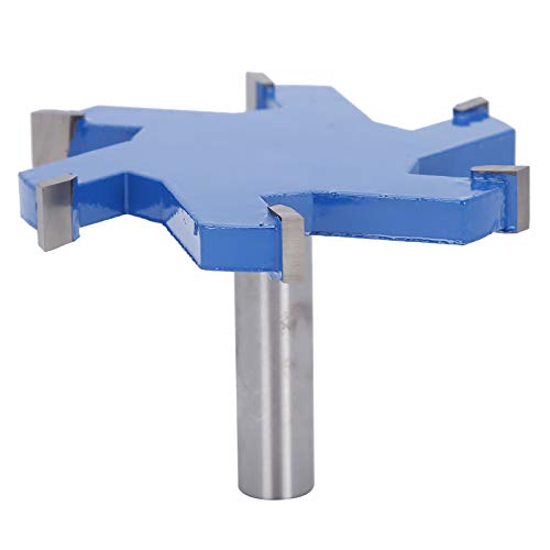 DANAIXZ T Typ Slotting Cutter 6 Kante Hochpräzise Anti -Rückschlag -Design Holzbearbeitung Router Bit für Faserplatten Festholz -Partikelbrett Sperrholz 12 mm gerade Schaft -Rillen von DANAIXZ