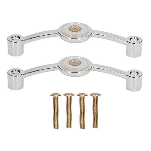 DANAIXZ Türgriff Schrank Griff Schubladen Griff moderne Zink-Legierung Möbel Hardware für Küchen schränke Garderoben Badezimmer Schubladen 125mm 4,9 in 2 Stück (Weiß) von DANAIXZ