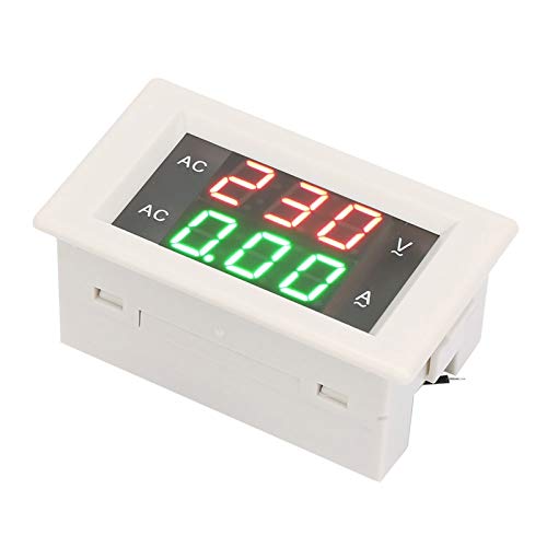 DANAIXZ Weißer YB4835VA hohe Genauigkeit Sinusstrom Digital Display Dual Meter Amperemeter Voltmeter Professionelles Messgerät für Elektroingenieure und Techniker DANAIXZ Weißer YB4835VA hohe Genauigkeit Sinusstrom Digital Display Dual Meter Amperemeter Voltmeter Professionelles Messgerät für Elektroingenieure und Techniker von DANAIXZ