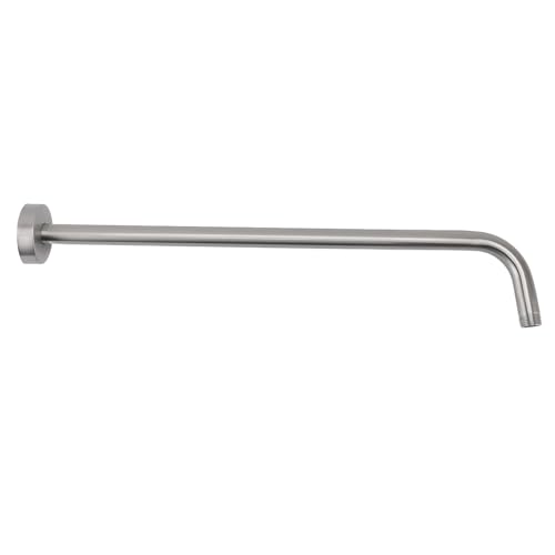 Duscharmverlängerung Edelstahl Wandhalterung Versteckte Duschkopfverlängerung Arm mit Flansch NPT 1/2 Standardschnittstelle für Badezimmer Duschsystem (Gebürstet) von DANAIXZ