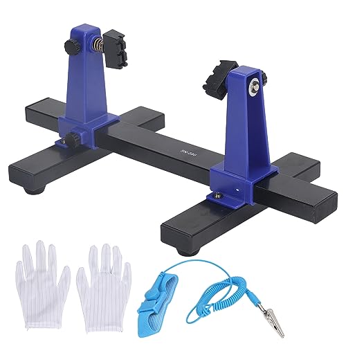 Einstellbarer Löt klemm halter mit 360 Grad Rotations schaltplatte Löt löt halter (Antistatische Ring und Handschuhe Halter) von DANAIXZ