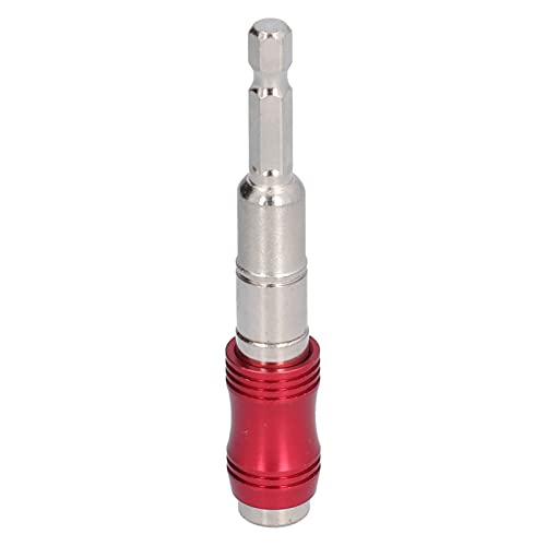 Hex Bohrer Bithalter Multiangle Extension Stange Universal Hand betriebene Werkzeuge 1/4in (Rot + Silber) von DANAIXZ