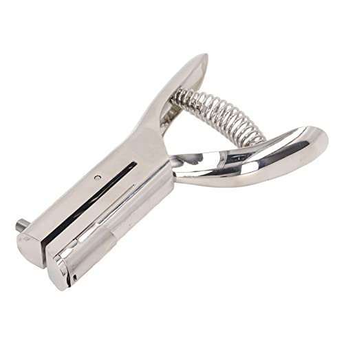 Hochleistungshandgehaltene Loch Punch Professionelle Klasse weniger Stahl rundes Einkreis -Punch -Werkzeug für Papier -ID -Karten PVC Abzeichen Fotos 6mm Lochdurchmesser 53 mm von DANAIXZ