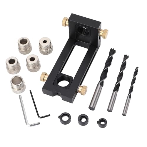 Holz bearbeitungs bohrung Puncher Locator Einstellbare Dübel führung Kit 5 Loch 6 8 10 12 15mm Pin Befestigung Loch Bohrer Set für Heimwerker Holz bearbeitungs projekte Tischler Holz bearbeitungs bohrung Puncher Locator Einstellbare Dübel führung Kit 5 Loch 6 8 10 12 15mm Pin Befestigung Loch Bohrer Set für Heimwerker Holz bearbeitungs projekte Tischler von DANAIXZ