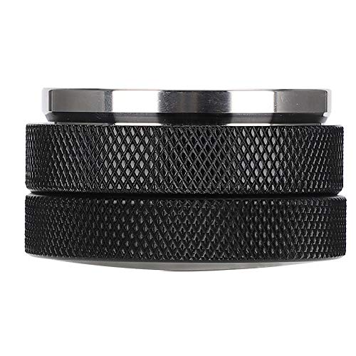 Kaffee Manipulation 58 mm Edelstahl Flachbasis Premium Haltbarer Proof Coffee Press Tool für Home Coffee Shop Schwarz Kaffee Manipulation 58 mm Edelstahl Flachbasis Premium Haltbarer Proof Coffee Press Tool für Home Coffee Shop Schwarz von DANAIXZ