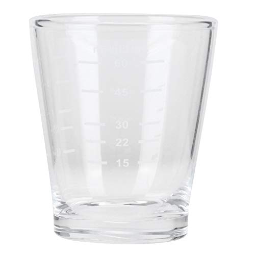 Kaffee Tasse Milch Tasse Messung Tasse Absolvierte 80 ml hohe Borosilikatglas transparent mit Unce Milliliter -Skalen für Home Office Café Shop Barista Verwenden Sie langlebige Kaffee Tasse Milch Tasse Messung Tasse Absolvierte 80 ml hohe Borosilikatglas transparent mit Unce Milliliter -Skalen für Home Office Café Shop Barista Verwenden Sie langlebige von DANAIXZ