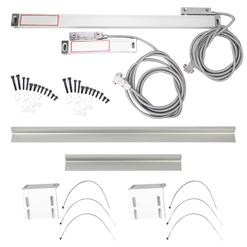 Linear Skala Encoder Digitales Ausleger Hoch -Präzisions -DRO -System zum Mahlen von Drehmaschinen Aluminiumlegierungskonstruktion 2pcs Set mit Montagezubehör (Striche 300 mm und 750 mm) von DANAIXZ