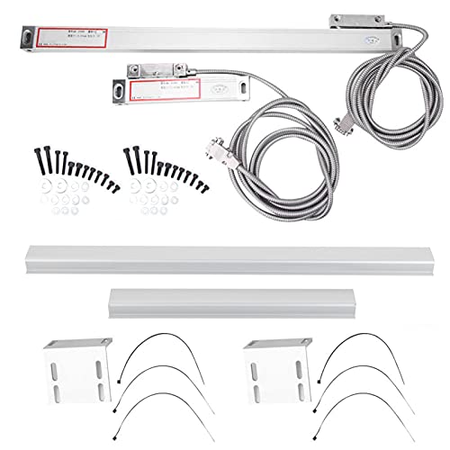 Professionelle DRO -Lineare Skalen hoher Genauigkeit digitaler Ausleser -Encoder für JCS900 2AE 3AE -Systeme Aluminiumlegierungskonstruktion 5 & mgr; m Präzision 2pcs mit (Striche 300 mm und 600 mm) von DANAIXZ