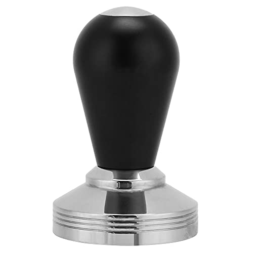 Professionelles 58 -mm -Kaffeestamper -Manipulations -Edelstahl -Espresso -Presswerkzeug mit ergonomischem Griff für Home Cafe Black von DANAIXZ