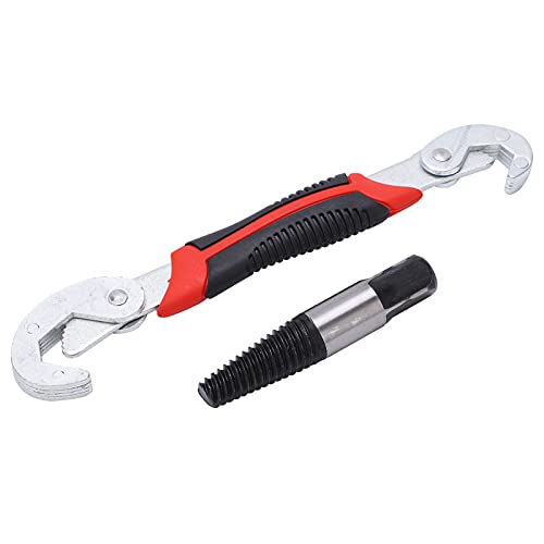 Schraubenextraktor -Rohrschrauben mit hohem Kohlenstoffstahlfonetoothgewinde mit Schraubenschlüssel zum Entfernen von Schieberschieberschieberbläschen in Wasserrohren entfernen (3/4 "(sechs Punkte)) von DANAIXZ