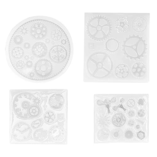 Silikonformen mechanische Zahnrad geformte DIY -Handwerksformen für Schokoladenlehmbackwerkzeuge Kuchen Dekoration Fondantkekuiten Pudding Making Food Grade Silicon 4pcs Set Silikonformen mechanische Zahnrad geformte DIY -Handwerksformen für Schokoladenlehmbackwerkzeuge Kuchen Dekoration Fondantkekuiten Pudding Making Food Grade Silicon 4pcs Set von DANAIXZ