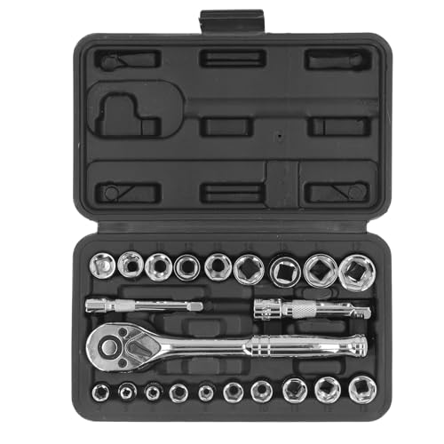 Sockelschlüssel -Set, 72 Zahnfreisetzungs -Reversible -Ratschen mit Verlängerungsstäben, Chrom -Vanadium -Stahl -Sechskantbit für die Automobilwartung Sockelschlüssel -Set, 72 Zahnfreisetzungs -Reversible -Ratschen mit Verlängerungsstäben, Chrom -Vanadium -Stahl -Sechskantbit für die Automobilwartung von DANAIXZ