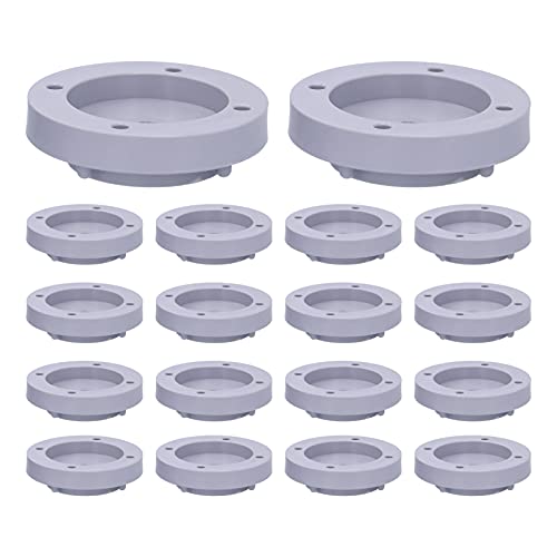 Waschmaschine Füße Pad Nicht -Schlupf -Rausch -Reduktion Anti -Vibration Waschmaschine Stoßdämpfungskissen für Haushaltsgeräte Möbel grau Faser Kunststoff 6x6cm 18 Pack Waschmaschine Füße Pad Nicht -Schlupf -Rausch -Reduktion Anti -Vibration Waschmaschine Stoßdämpfungskissen für Haushaltsgeräte Möbel grau Faser Kunststoff 6x6cm 18 Pack von DANAIXZ