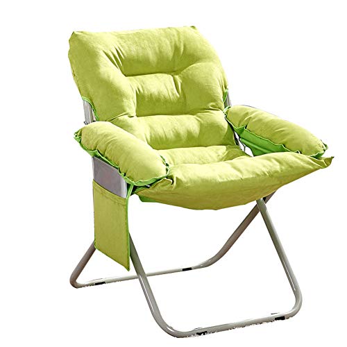 DANBOOL Backpacking Chair Lounge Chair, tragbarer Moon Chair mit Getränkehalter und Tragetasche, klappbarer gepolsterter Stuhl für Büro-Nickerchen-Camping von DANBOOL
