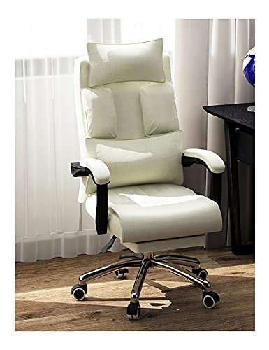 DANBOOL Executive-Büro-Liegestuhl, hohe Rückenlehne, ergonomischer Schreibtisch, Computer-Aufgaben, Kopfstütze, Drehstuhl, Verstellbarer Neigungswinkel, einzigartig von DANBOOL