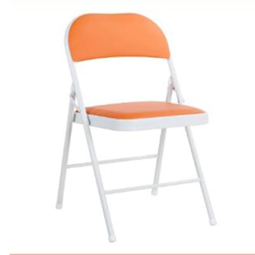 DANBOOL Klappstuhl mit weichem Kissen für tragbare gestapelte Sitze im Innen- und Außenbereich für Zuhause, im Büro und auf Partys, mit Einer Kapazität von 350 Pfund von DANBOOL