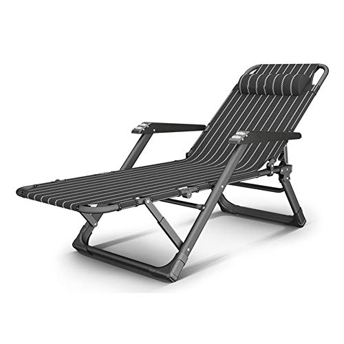 DANBOOL Massage-Lounge-Stuhl, Chaiselongue, zusammenklappbar, 15 Winkel verstellbar, Liegestuhl, Zero-Gravity-Liegestuhl, ergonomischer Nickerchen-Strandstuhl, Blau mit Matte von DANBOOL