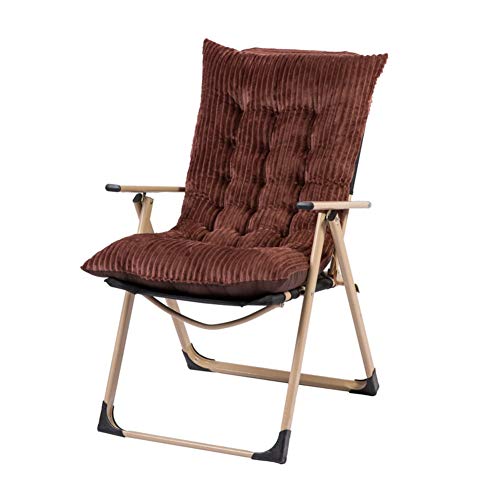 DANBOOL Terrassen-Lounge-Stuhl, gepolsterter Klapp-Liegestuhl, atmungsaktiver Klapp-Lounge-Stuhl mit Stahlrahmen, verbesserter, Leichter, Verstellbarer Stuhl D von DANBOOL