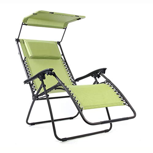 DANBOOL Verstellbarer Stuhl für Terrasse, klappbarer Lounge-Sessel aus Stahlgewebe für den Außenbereich, klappbarer Liegestuhl ohne Schwerkraft mit Getränkehalter-Kopfstütze B 65 x 85 x 110 cm von DANBOOL