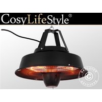 Carbon Heizstrahler, hängend, Irabu, 1500W, Schwarz Carbon Heizstrahler, hängend, Irabu, 1500W, Schwarz von DANCOVER