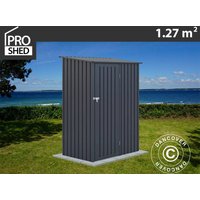 Dancover - Geräteschuppen Metallgerätehaus 1,43x0,89x1,86m ProShed®, Anthrazit - Anthrazit von DANCOVER