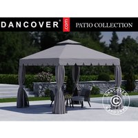 Dancover - Pavillon Osiris 3x3m, Grau von DANCOVER