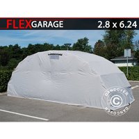 Faltgarage (Auto), 2,8x6,24x2,3m, Grau - Grau von DANCOVER