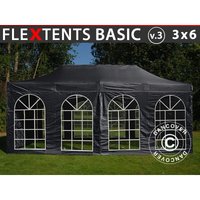 Faltzelt Faltpavillon Wasserdicht FleXtents Basic v.3, 3x6m Faltzelt Faltpavillon Wasserdicht FleXtents Basic v.3, 3x6m von DANCOVER