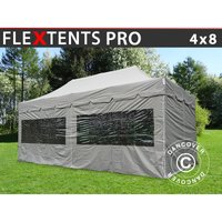 Faltzelt Faltpavillon Wasserdicht FleXtents PRO "Peaked" 4x8m Faltzelt Faltpavillon Wasserdicht FleXtents PRO "Peaked" 4x8m von DANCOVER