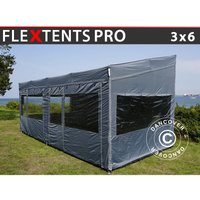 Faltzelt Faltpavillon Wasserdicht FleXtents PRO Trapezo 3x6m Faltzelt Faltpavillon Wasserdicht FleXtents PRO Trapezo 3x6m von DANCOVER