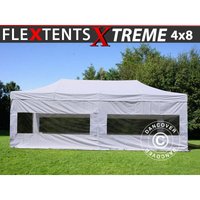 Faltzelt Faltpavillon Wasserdicht FleXtents Xtreme 60 4x8m Weiß, Faltzelt Faltpavillon Wasserdicht FleXtents Xtreme 60 4x8m Weiß, von DANCOVER