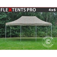 Faltzelt Faltpavillon Wasserdicht FleXtents pro 4x6m Camouflage Faltzelt Faltpavillon Wasserdicht FleXtents pro 4x6m Camouflage von DANCOVER