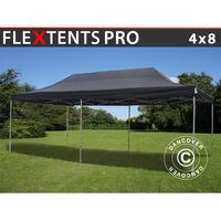 Faltzelt Faltpavillon Wasserdicht FleXtents pro 4x8m Schwarz Faltzelt Faltpavillon Wasserdicht FleXtents pro 4x8m Schwarz von DANCOVER