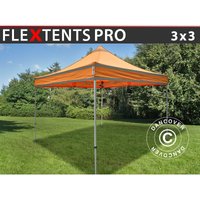Faltzelt Faltpavillon Wasserdicht FleXtents pro Arbeitszelt 3x3m von DANCOVER