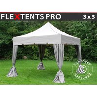 Faltzelt Faltpavillon Wasserdicht FleXtents pro 'Peaked' 3x3m Faltzelt Faltpavillon Wasserdicht FleXtents pro 'Peaked' 3x3m von DANCOVER