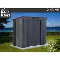 Dancover - Geräteschuppen Metallgerätehaus, 2,01x1,21x1,76m, 2,43m², von DANCOVER