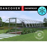 Gewächshaus Polycarbonat TITAN Arch 280, 30m², 3x10m, Silber - Silber von DANCOVER