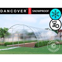 Gewächshaus aus Polycarbonat, Strong NOVA 72m², 6x12m, Silber von DANCOVER