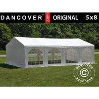 Partyzelt Pavillon Festzelt Dancover Original 5x8m pvc, Weiß - Weiß von DANCOVER